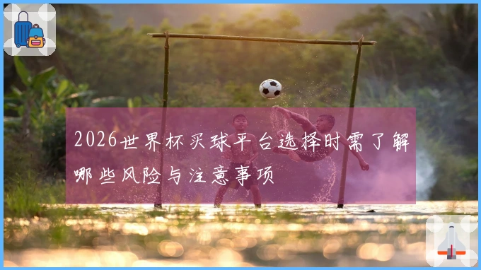 2026世界杯买球平台选择时需了解哪些风险与注意事项